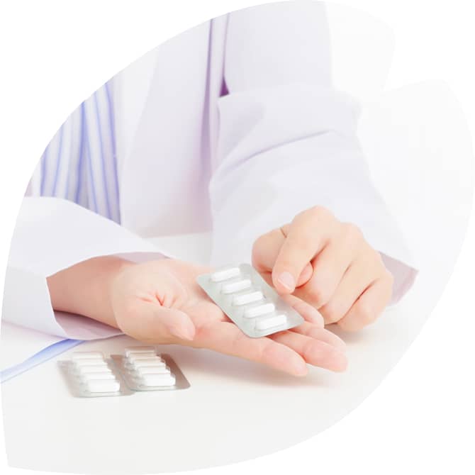 お薬は院内処方です。